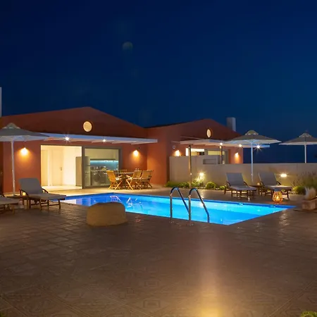 Avraam Sunset With Private Pools ヴィラ *