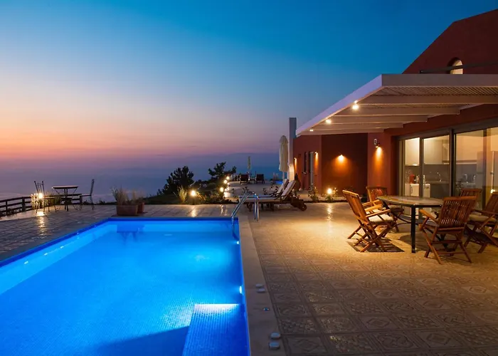 Avraam Sunset With Private Heated Pools Villa Kalamítsi