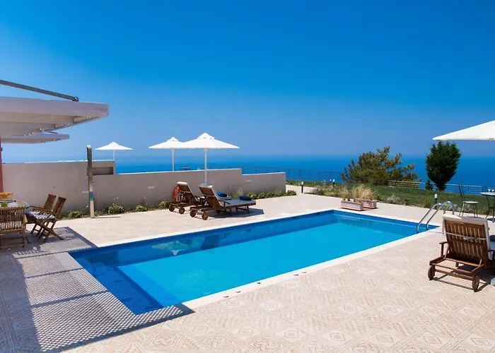 Avraam Sunset With Private Heated Pools Villa *