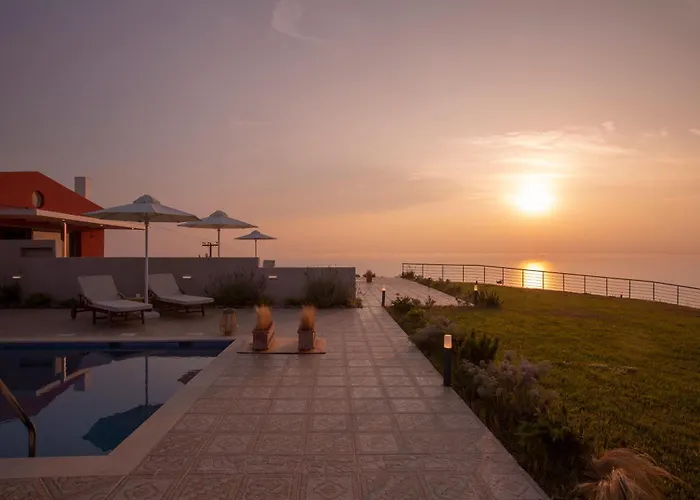 Avraam Sunset With Private Heated Pools Villa Kalamítsi